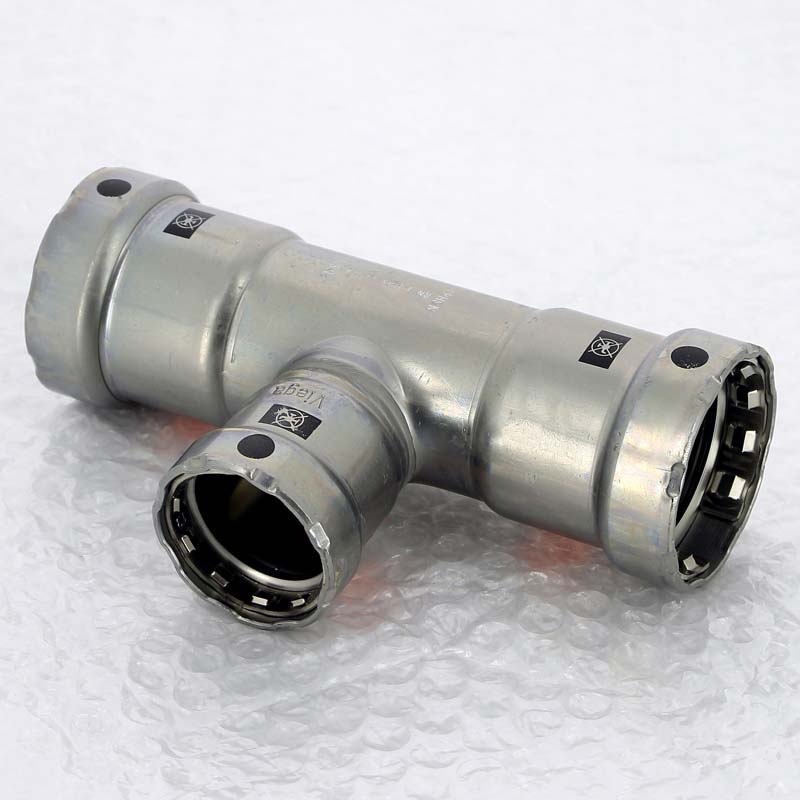 Тройник пресс Megapress Viega 1 1/4x1x1 1/4 695095