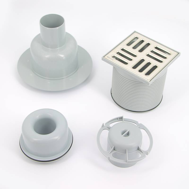 Трап для душа Alca 105х105 мм вертикальный выпуск 50 мм нержавеющая сталь APV2