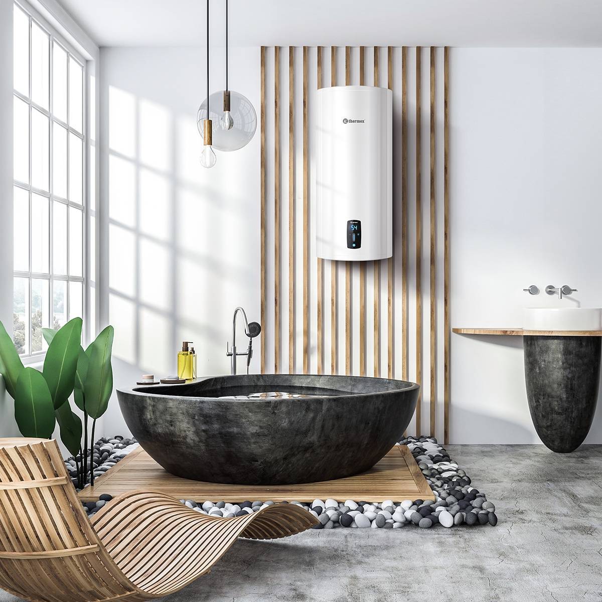 Водонагреватель накопительный Thermex Lima 50 V Wi-Fi 50 л инфракрасный 8580