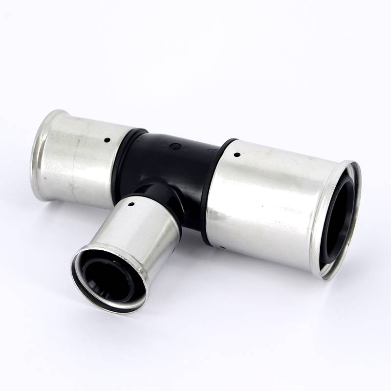 Тройник пресс PVDF Henco 50х32х40 мм 11PK-503240