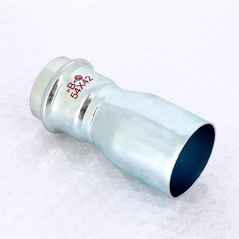 Муфта-вставка пресс IBP 54х42 мм редукционная оцинкованная сталь PC5243 0544200