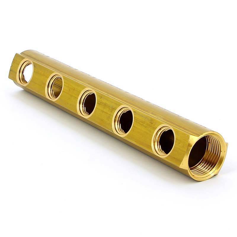 Коллектор магистральный Tiemme 1970 1 ВВ 5 выходов 1/2 ВР межосевое 50 мм 1970001