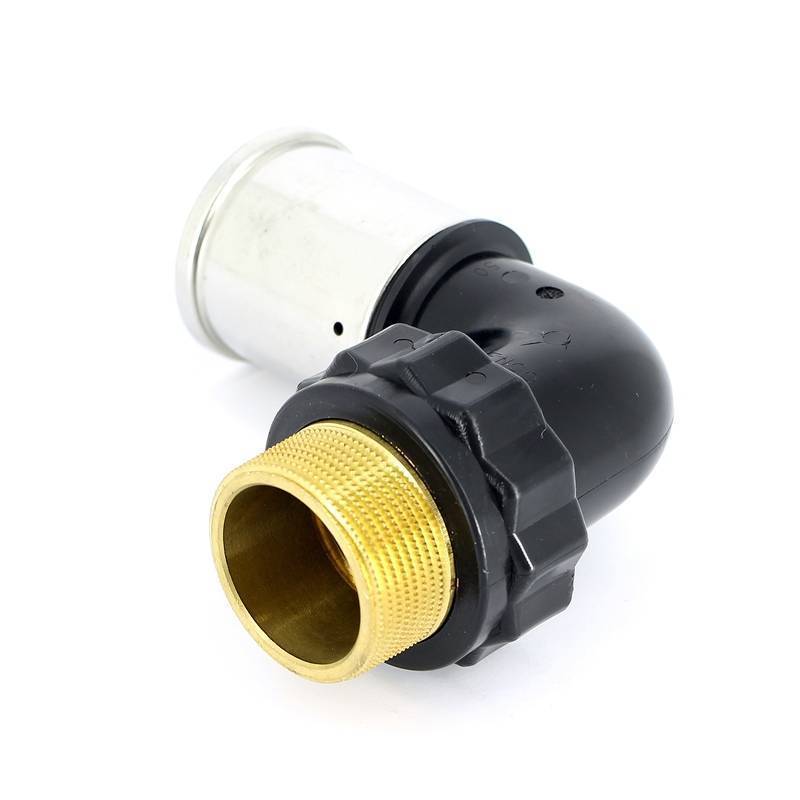 Угольник 90° пресс с наружной резьбой HENCO PVDF 50x1 1/2 5PK-5008