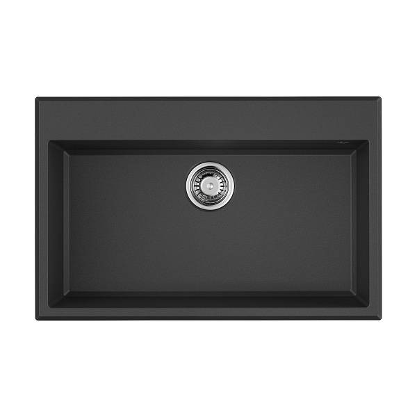 Кухонная мойка Omoikiri Tedori 79-BL Tetogranit 79x51 см черный 4993948