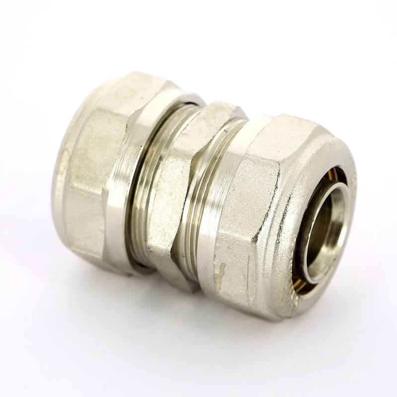 Муфта обжимная Tiemme никелированная 32х32 мм 1600056