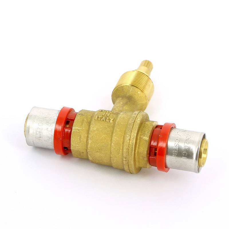 Кран шаровый пресс Tiemme 1680 для скрытого монтажа 20 мм 1680001