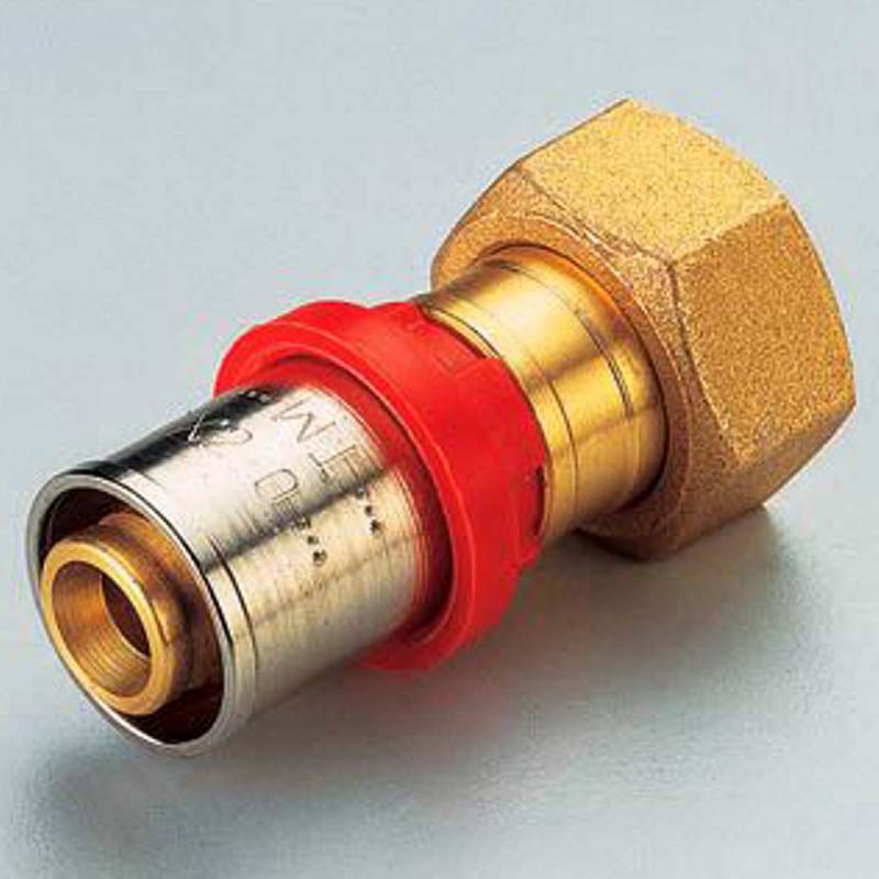 Муфта пресс-В Tiemme 1665G 50 мм x 2 с накидной гайкой 1650257