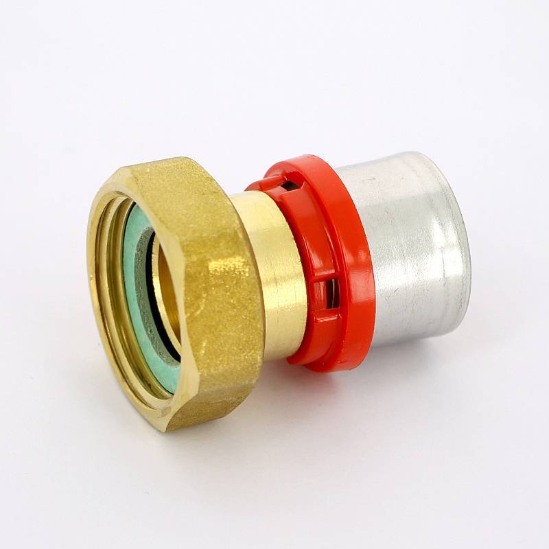 Муфта пресс с накидной гайкой Tiemme 26x3/4 плоское уплотнение 1650072