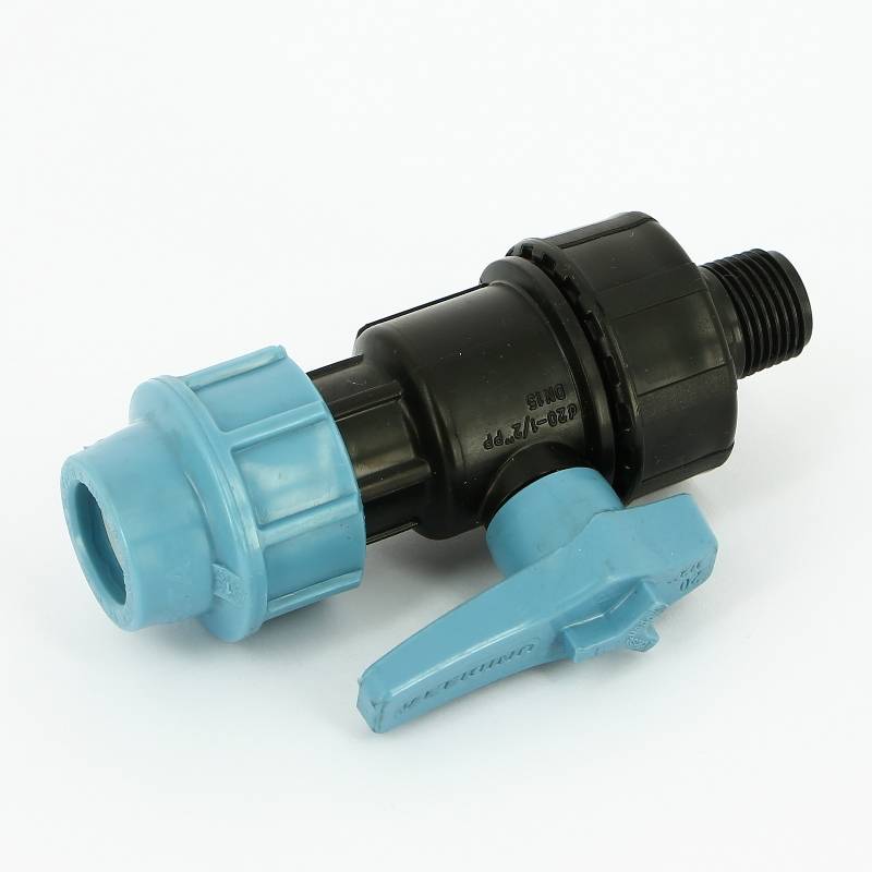 Кран для труб ПНД Unidelta НВ 1/2 полипропилен PP-B 1075002002001