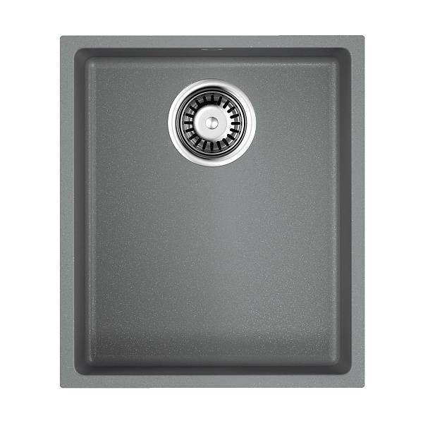 Кухонная мойка Omoikiri Bosen 38-U-GR Tetogranit 38x44 см leningrad grey 4993538