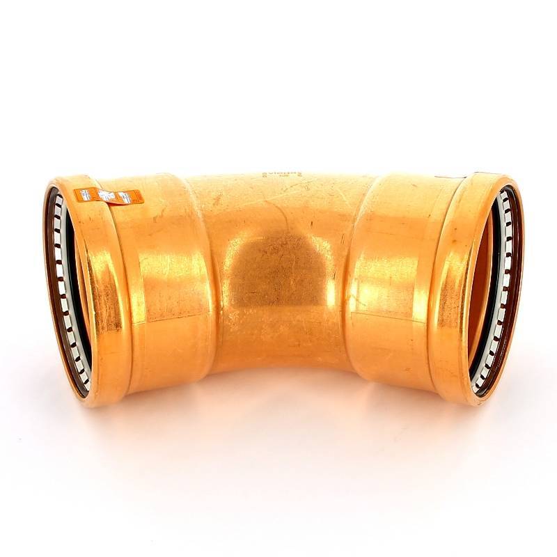 Угол пресс 45° Viega Profipress 108 мм медь 476922