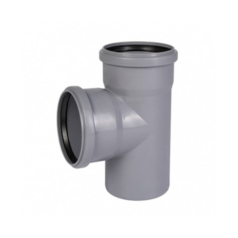 Тройник канализационный Ostendorf HT 110x75 мм 87° 115410