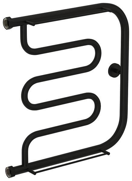 Полотенцесушитель водяной Сунержа Лира 500x500 мм матовый черный 31-0012-5050