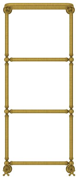 Полотенцесушитель водяной Сунержа Ренессанс 500x1260 мм состаренная латунь 051-0281-1250