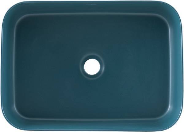 Раковина-чаша накладная Allen Brau Fantasy 50х36х12 см зеленая 4.11021.PT