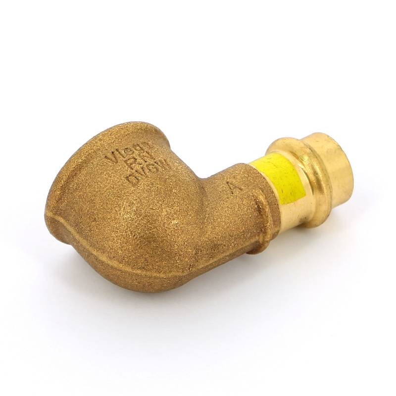 Угольник пресс-ВР Viega Profipress G 15х3/4 бронза 345839