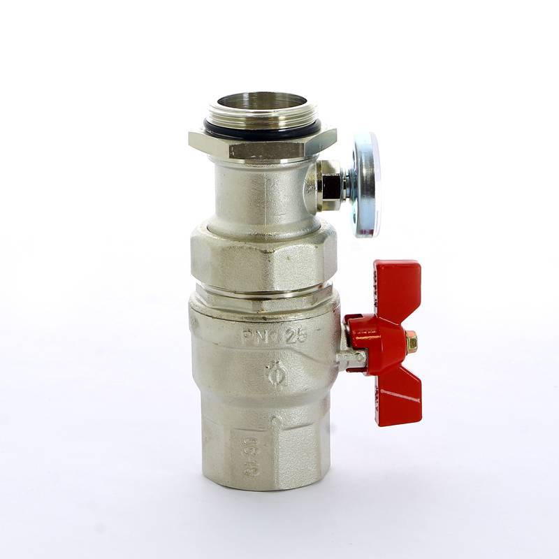 Комплект шаровых кранов Emmeti Progress 1 1/4 НВ с термометром 2 шт 01306132