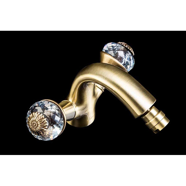 Смеситель для биде Boheme Flora бронза матовая 316-FL