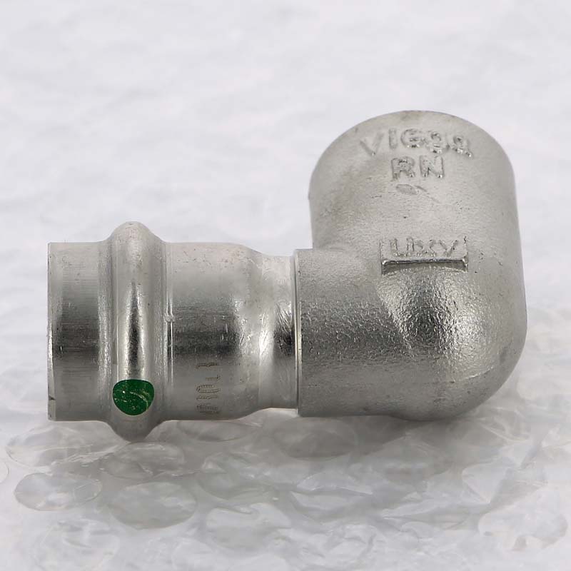 Угол 90° пресс-В компактный нержавеющая сталь Viega Sanpress Inox 18х1/2 436995