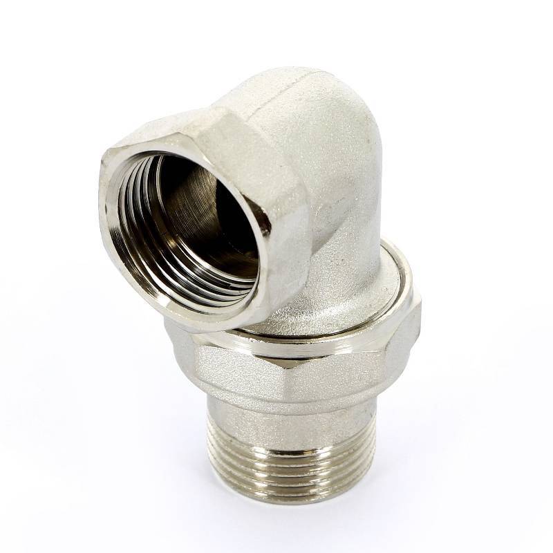 Разъемное соединение НВ Uni-Fitt угловое никелированное с O-ring 1/2 651N2000