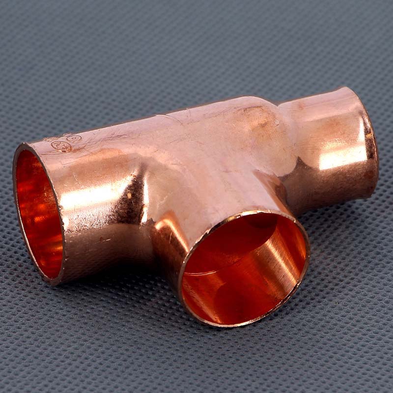 Тройник медный Viega под пайку 28х22х28 мм 106232