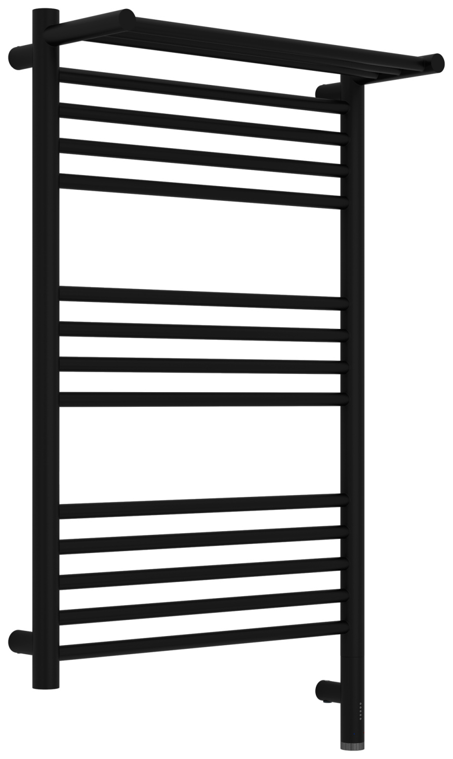 Полотенцесушитель электрический Сунержа Богема 3.1 с 1 полкой 50х80 см правый черный матовый 31-6007-8050