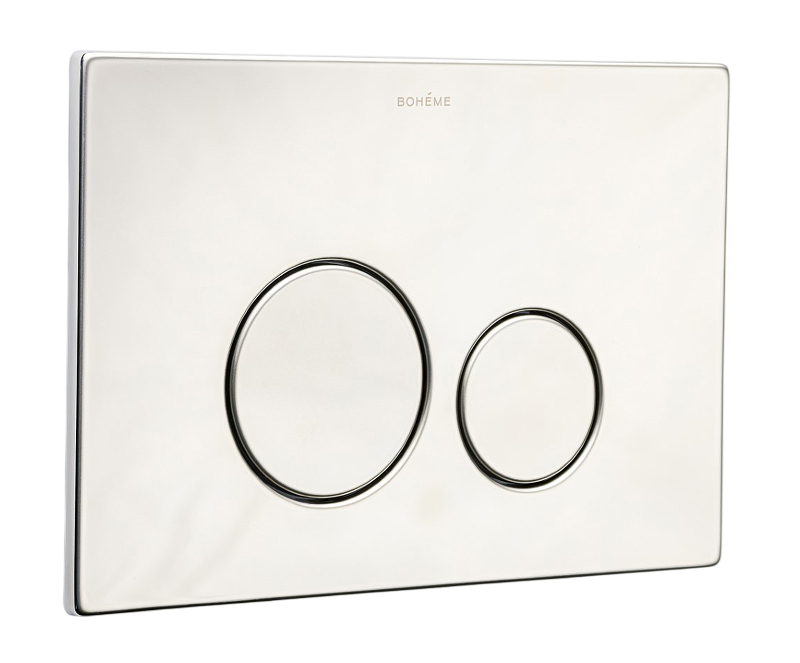 Кнопка смыва Boheme для инсталляции 2 режима нержавеющая сталь хром 649-CR