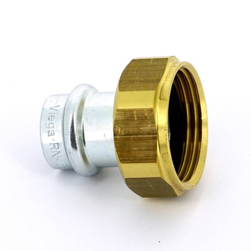 Муфта переходная пресс-В Viega Prestabo оцинкованная сталь 18x1 601065