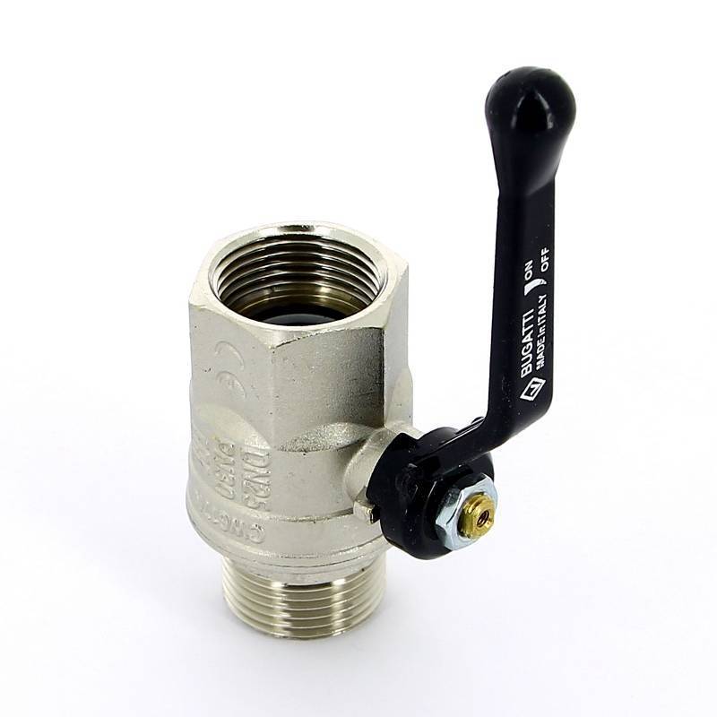 Кран шаровой Bugatti New Jersey 1 НР-ВР рычаг 09150005