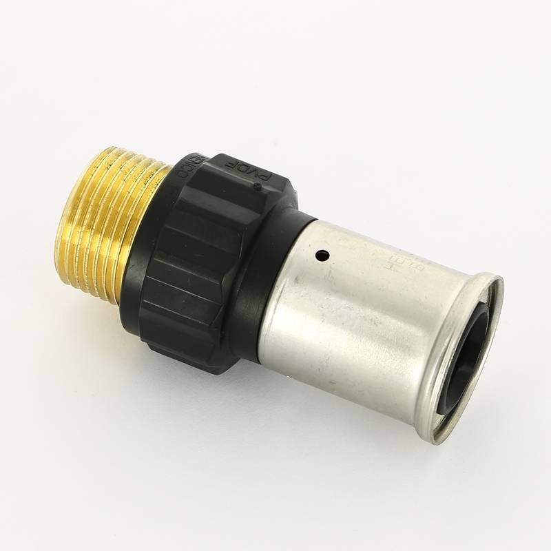 Муфта пресс с наружной резьбой Henco PVDF 32х1 17PK-3206