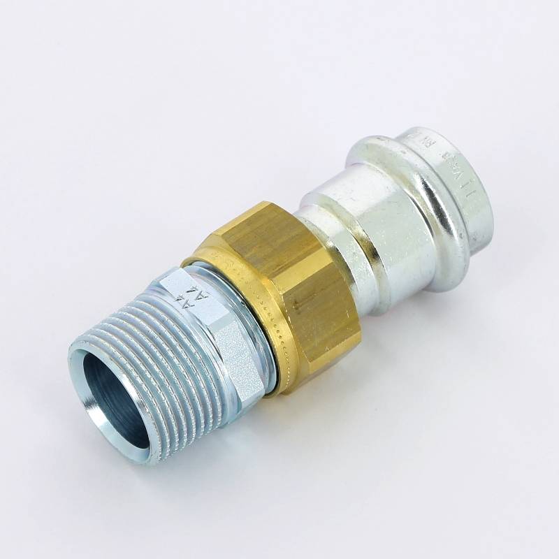 Муфта пресс-НР разъемная Viega Prestabo 22x3/4 оцинкованная сталь 559250