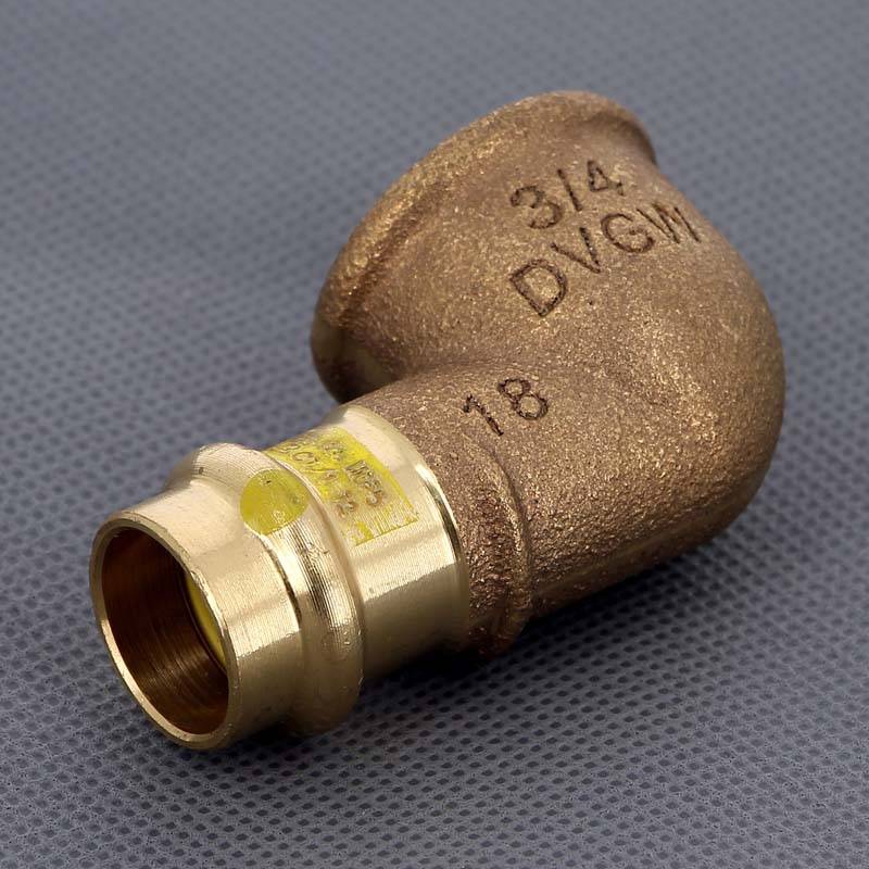 Угол 90° пресс-В бронзовый Viega Profipress G 18х3/4 345853