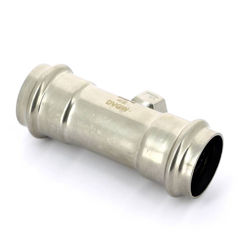 Тройник пресс IBP B-Press Inox 42x1/2x42 мм нержавеющая сталь PS4130G0420442