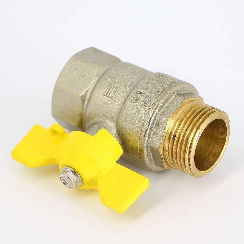 Кран шаровой для газа LD Pride 3/4 НВ полнопроходной бабочка 47.352.20