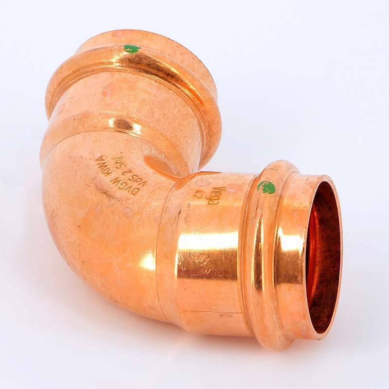 Угол 90° пресс медный Viega Profipress 42 мм 291549