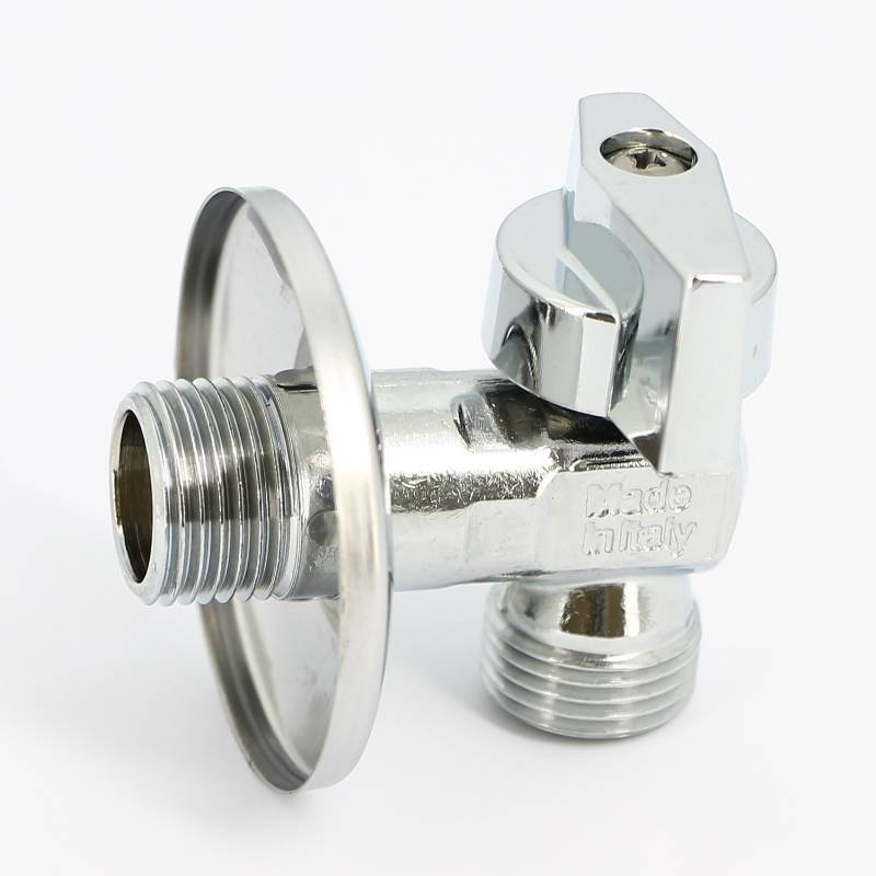 Кран шаровой Uni-Fitt 1/2 НН для подключения бачков и смесителей хром 180A2000