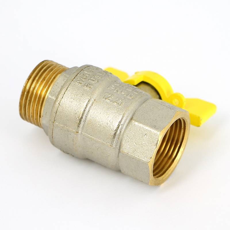 Кран шаровой для газа LD Pride 3/4 НВ полнопроходной бабочка 47.352.20