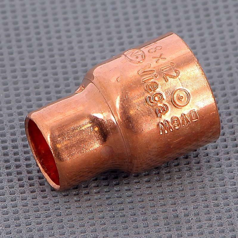 Муфта редукционная медная Viega 18х12 мм пайка 106874