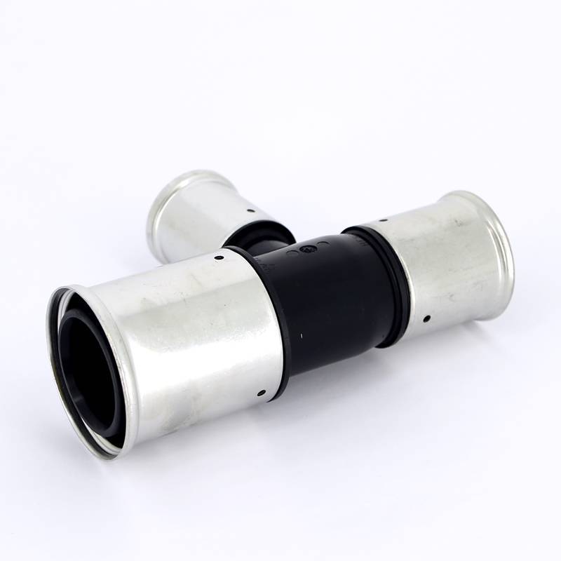 Тройник пресс PVDF Henco 50х32х40 мм 11PK-503240