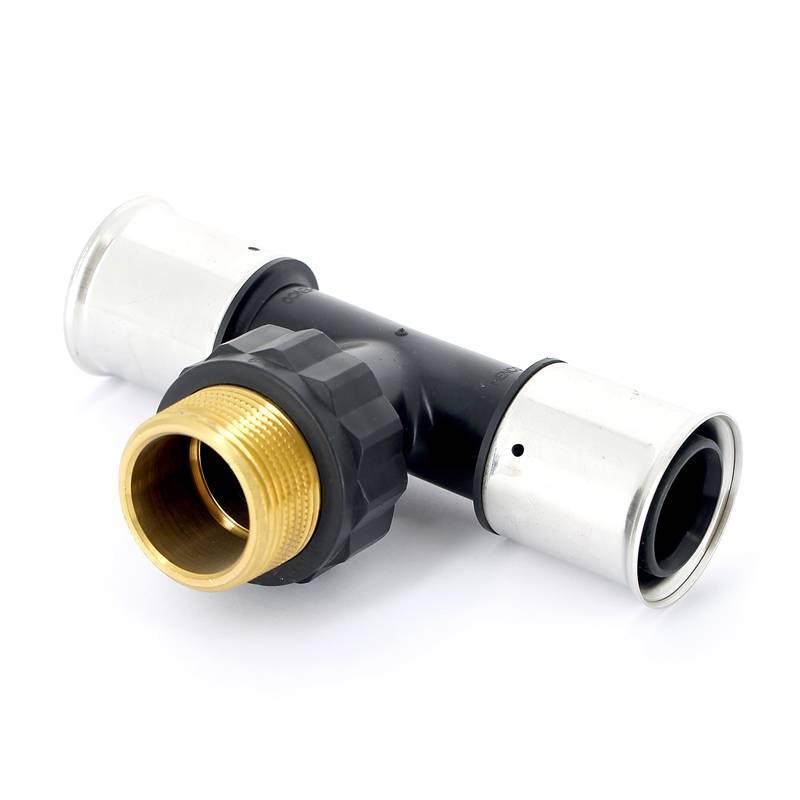 Тройник пресс-НР Henco PVDF 40x1 1/4x40 14PK-400740