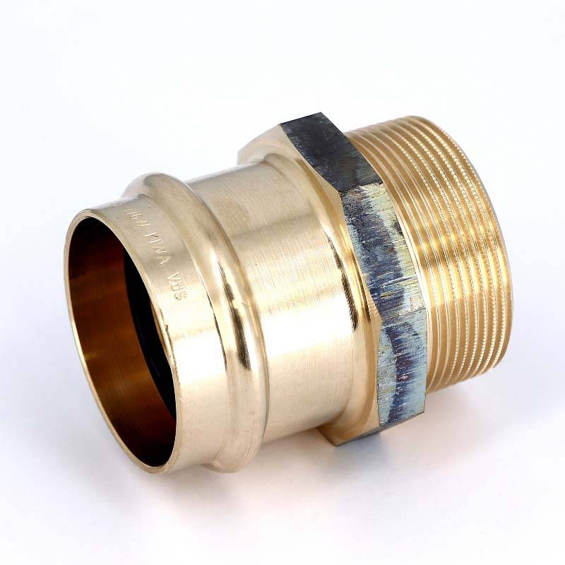 Муфта переходная пресс-Н Viega Sanpress бронза 54x2 195267