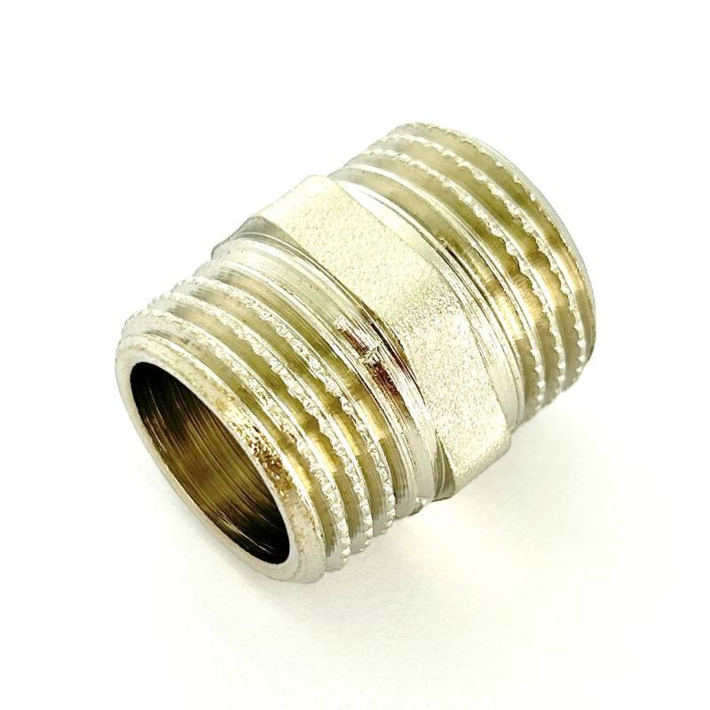 Ниппель LD Pride 1/2 никелированный LD.67.501.15