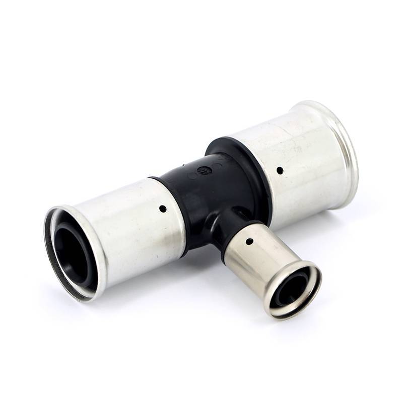 Тройник пресс PVDF Henco 40х20х32 мм 11PK-402032