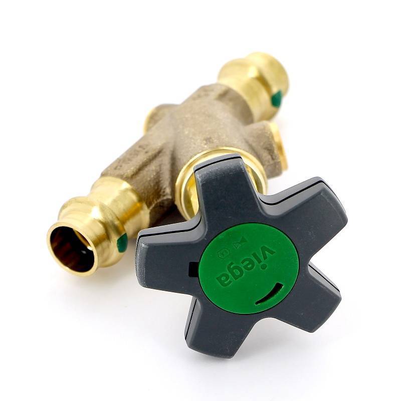 Вентиль Viega Easytop CRV пресс-соединение SC-Contur DN 15 с обратным клапаном 757199