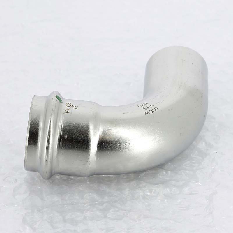 Отвод однораструбный 90° Viega Sanpress Inox пресс нержавеющая сталь 42 мм 435752