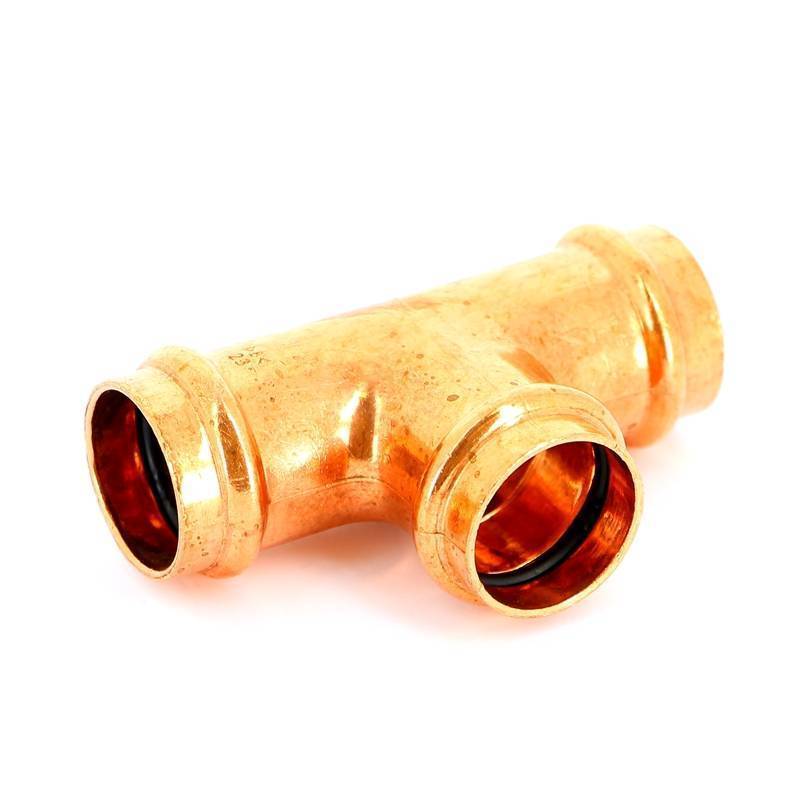 Тройник пресс IBP >B< Press 28х15х22 мм медь P5130 02815022