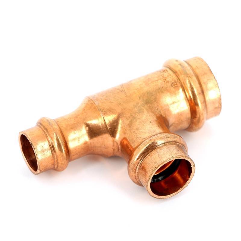 Тройник пресс IBP 22х18х15 мм медь P5130 02218015