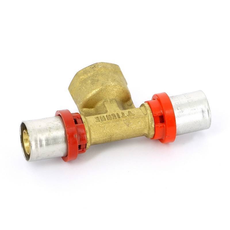 Тройник пресс-В Tiemme COMPACT 16x1/2x16 мм 1660011