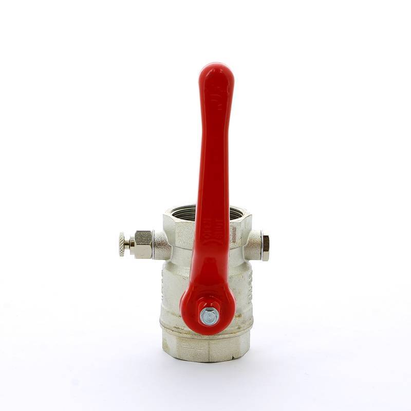 Кран шаровой Itap Ideal ВВ с заглушкой и дренажным вентилем рычаг 1 1/4 1150114