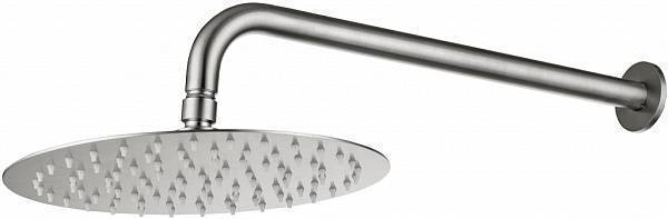 Верхний душ Allen Brau Priority 25 см с настенным держателем 37.9 см никель 5.31017-BN